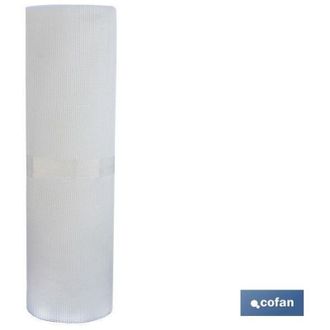 cofan Malla Plast. Cuadrada Jardin 5mm Blanco 1x25m, Rollo De Malla En Pvc En Color Blanco, El Tama&ntilde;o O Dimensi&oacute;n Del Cuadrado Es De 5 Mm De Lado. Se Vende 