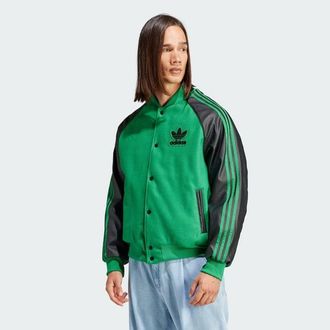 adidas Sst Bomber Heren Jassen - Groen - Maat: XS - Katoen Canvas - Foot Locker