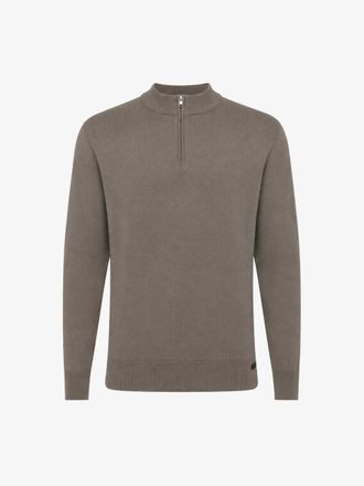 Genti Turtle Zip | Taupe