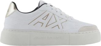 A|X Armani Exchange Sneakers met logo - Dames - Sneakers - Wit - 37 EU - Schoenen
