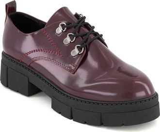 Andrea Womens Chunky Sole Patent Oxfords 90807