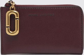 Marc Jacobs Leather Card Holder with a Zip Closure and Four Card Slots