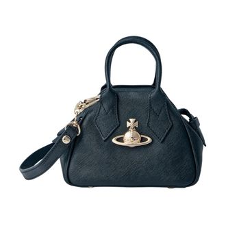 Vivienne Westwood Yasmine Mini Handtas - Dames - Mini tas - Zwart - ONE Size - Leer - Tassen