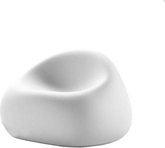 Plust Poltroncina Gumball In Polietilene 92x86x65 Bianco Uso Esterno