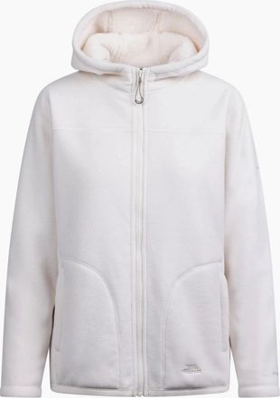 Trespass Womens Trespass Womens/Ladies Backstay Fleece Jacket - White - Size: 18/20