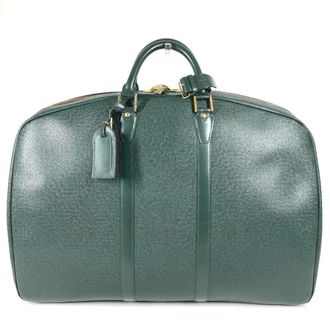 Louis Vuitton Taiga Episea Green Taiga Leather Boston Bag (Pre-Owned)
