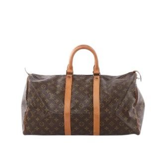 Louis Vuitton Pre-owned Weekend Bags, male, Brown, Size: ONE SIZE Pre-owned Keepall 45