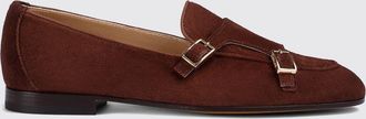 Doucal's Scarpa doppia fibbia Monk Strap in pelle scamosciata