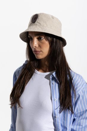 Versace Hat With Logo Patch, Unisex, Cream
