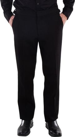 Burberry Straight-Leg Wool Pants, Brand Size 52 (Waist Size 35.8)