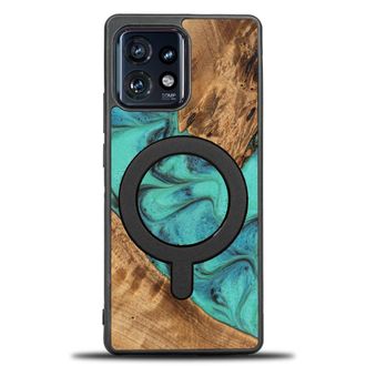 OEM Funda Bewood Unique Para Motorola Edge 40 Pro - Turquesa Con Magsafe