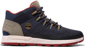 Timberland Mid Lace Up Waterproof Sneaker, Mens Trainers, Dark Blue Mesh, 7 UK