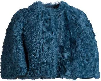 Dolce & Gabbana ROPA DE ABRIGO - Borreguito y pelo ecol&oacute;gico en YOOX.COM