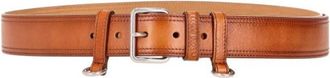 Miu Miu Light Brown Solid Buckle Belt