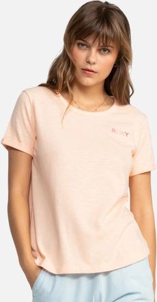 Roxy Womens Roxy Womens Saturdaze Short Sleeve T-Shirt - Tan - Size: 10/8