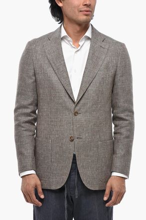 Corneliani Blazer Semifoderato con Tasche a Toppa Corneliani