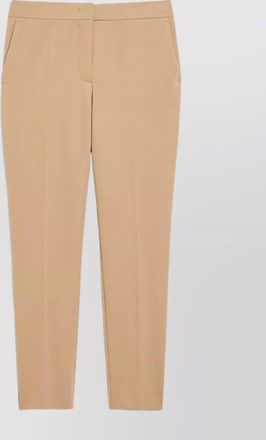 Max Mara viscose jersey trousers belt loops