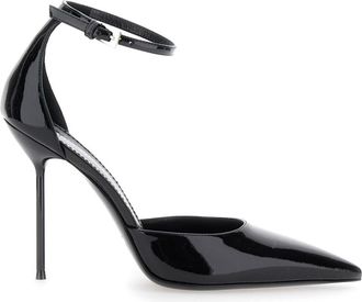 PARIS TEXAS lidia Bordeaux Slingback Pumps With Buckle Strap Closure And High Stiletto Heel In Patent Leather Woman