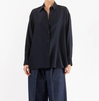 Nili Lotan Julien Shirt In Black
