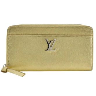 Louis Vuitton Pre-owned Wallets, female, Yellow, Size: ONE SIZE Pre-owned M69058 Long wallet (bi-fold)