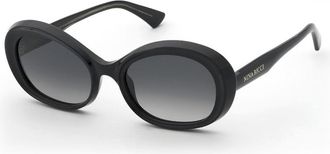 Nina Ricci SNR459 0700 Mens Sunglasses Black Size 55