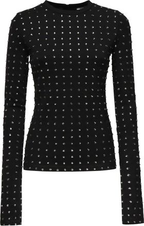 Sportmax Zwarte Top Negus - Dames - Longsleeves - Zwart - S - Tops