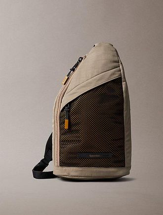 Calvin Klein Bolso Sling Con Malla Frontal
