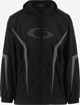 Balenciaga Black Tracksuit Loop Sports Icon Ampia jacket