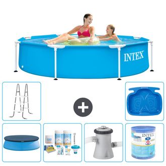 Intex Piscina Con Estructura Redonda - 244x51 Cm - 7-piezas S31425