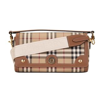 Burberry Cross Body Bags, female, Beige, Size: ONE SIZE Shoulder Bag