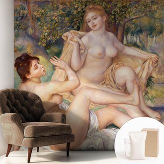 Tulup Carta Da Parati Non Tessuto - Con Colla Inclusa Per Camera Da Letto - Facile Da Applica - Motivo Decorativo Donne A Riposo 250x250 Cm