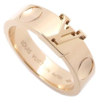 Louis Vuitton Pink Gold (18K) Band Ring (Pre-Owned)