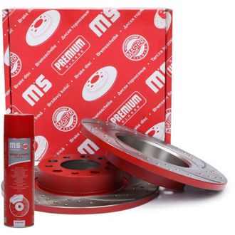 OEM Discos De Freno Traseros 24011201701se-set-ms 2 Piezas Sport-ext