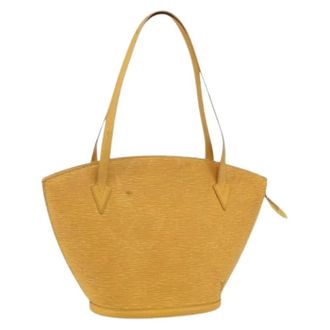 Louis Vuitton Pre-owned Tote Bags, female, Yellow, Size: ONE SIZE Pre-owned Saint Jacques Shopping Tote