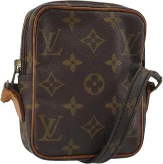 Louis Vuitton Pre-owned Cross Body Bags, female, Brown, Size: ONE SIZE Pre-owned Canvas Cross Body Bag
