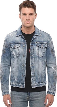 Dsquared2 Blue Regular Denim Jacket