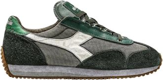 Diadora Stone Wash Sneakers Heritage - Heren - Sneakers - Groen - 44 EU - Leer - Schoenen
