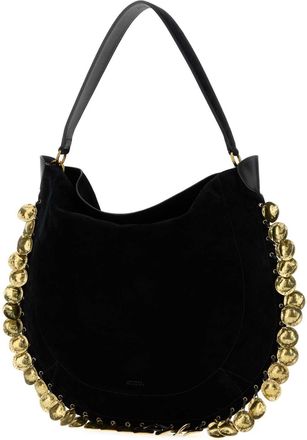 Isabel Marant Womens Hobo Shoulder Black Calf