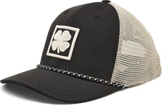 Black Clover Granite 2 Adjustable Hat Baseball Caps Black/Silver Mesh, Polyester/Spandex