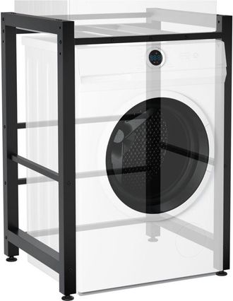 Clp Estante para lavadoras Medina Negro