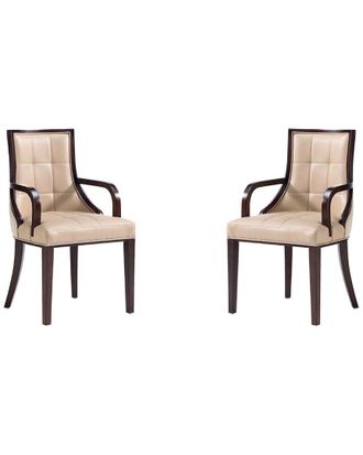 Manhattan Comfort Set Of 2 Fifth Avenue Dining Armchairs