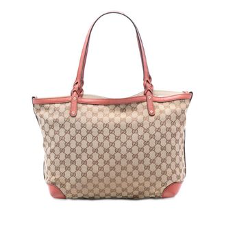 Gucci Pre-owned Gucci Medium GG Canvas Craft Tote Ladies 247209 493075