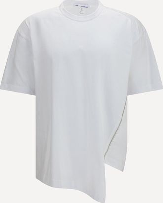 Comme Des Gar&ccedil;ons Cotton T-shirt with side zipper Male S
