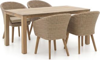 Intenso Furniture Intenso Tropea/ROUGH-X 180cm dining tuinset 5-delig