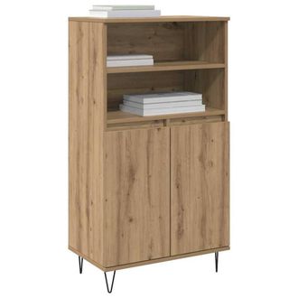 Berkfield Home Highboard with Shelf with Storage with Door Brown Engineered wood
