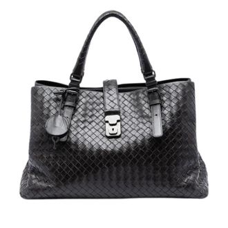 Bottega Veneta Pre-owned Handbags, female, Brown, Size: ONE SIZE Pre-owned Roma Handbag