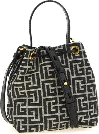 Balmain Womens Bicolor Polyester Handbag Bag