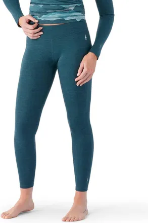 Smartwool Classic Thermal Merino Base Layer Bottom Pant In Twilight Blue Heather