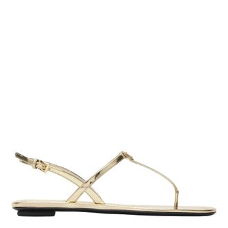 Prada Flat Sandals, female, Gray, Size: 6 1/2 US Infradito