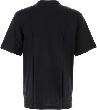 OAMC Mens Black Cotton T-Shirt Exterior: Organic T-shirts And Polos